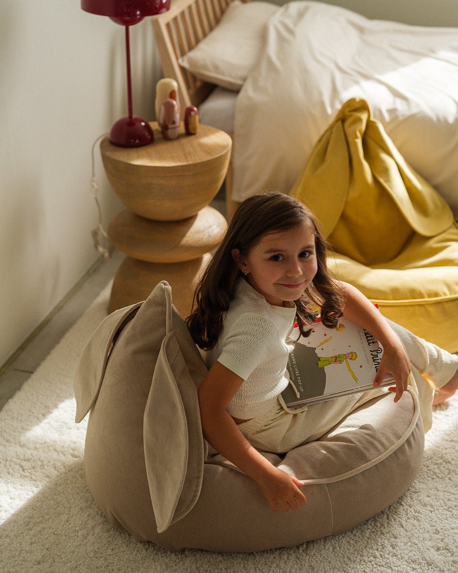 Wigiwama Bunny Saccosäck, Dusty Beige - Azalea Home