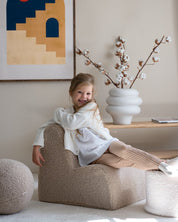 Wigiwama Cloud Barnfåtölj, Biscuit - Azalea Home