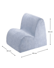 Wigiwama Cloud Barnfåtölj, Blueberry Blue - Azalea Home