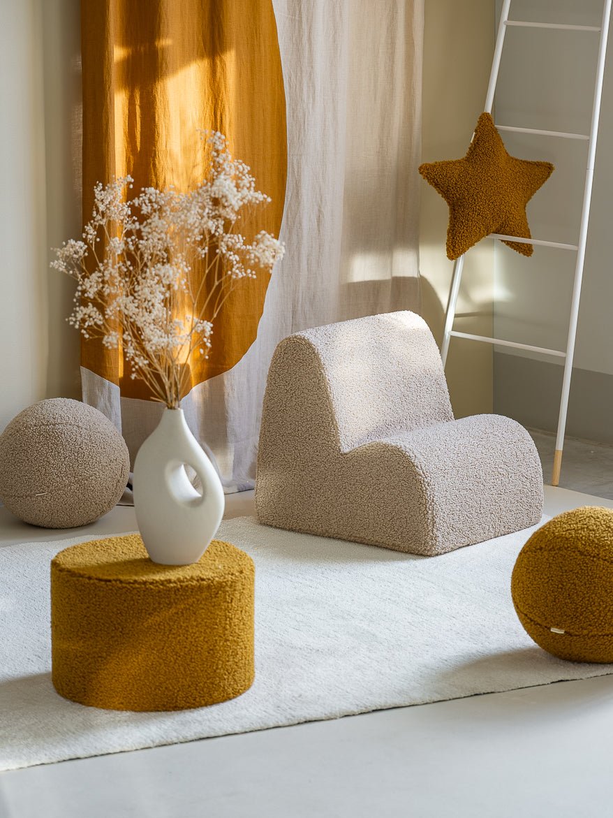 Wigiwama Cloud Barnfåtölj, Cream White - Azalea Home