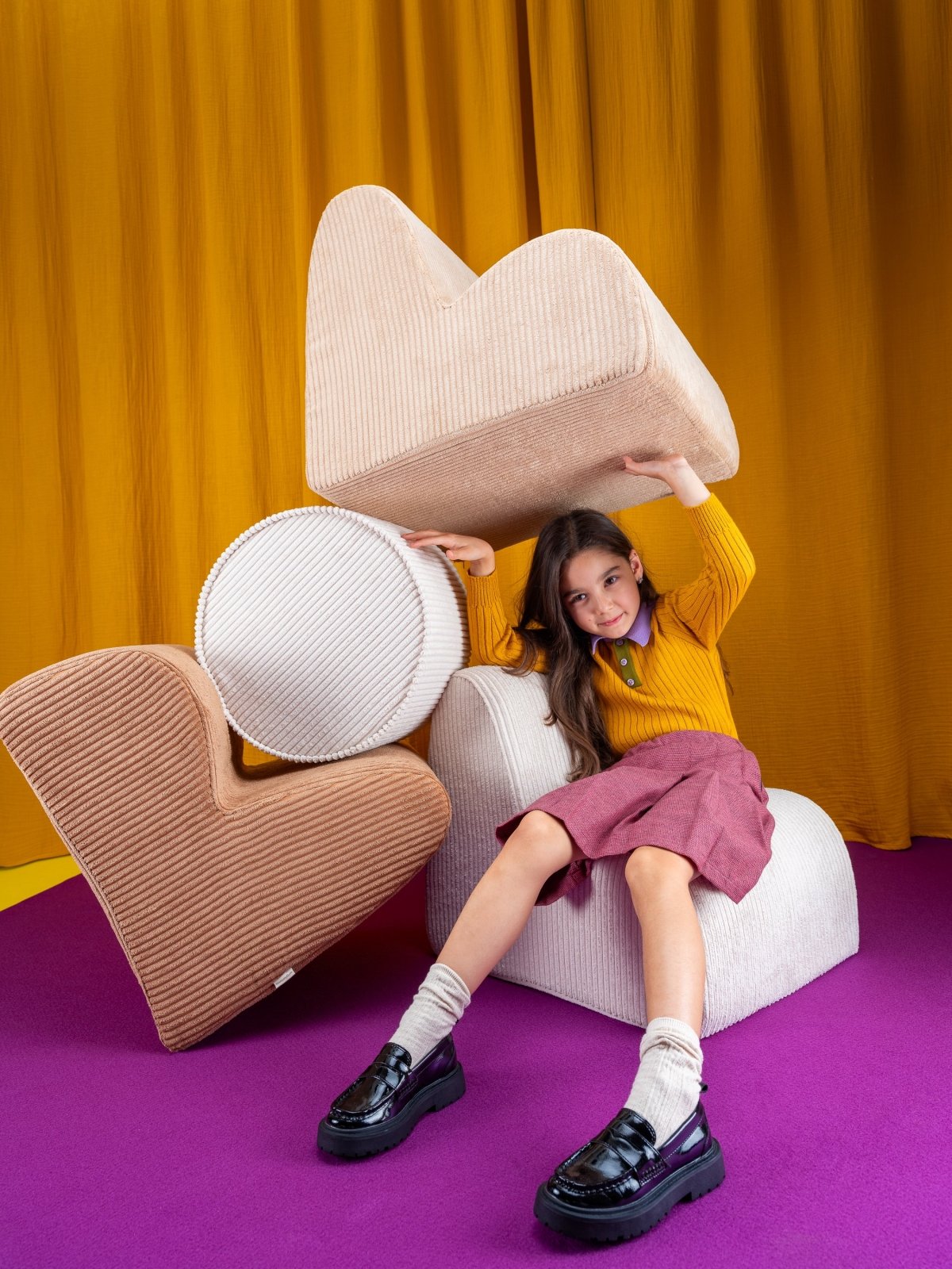 Wigiwama Cloud Barnfåtölj, Marshmallow - Azalea Home