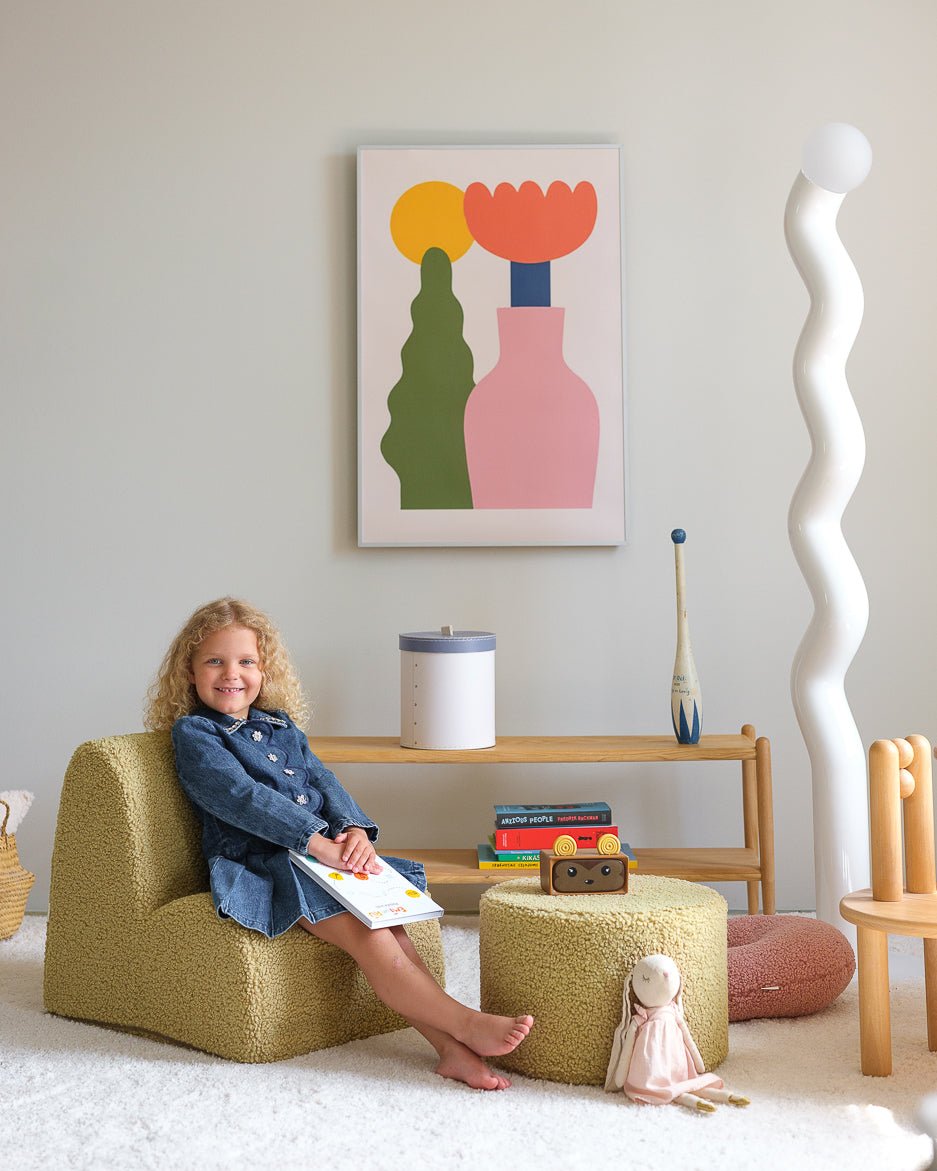 Wigiwama Cloud Barnfåtölj, Matcha - Azalea Home