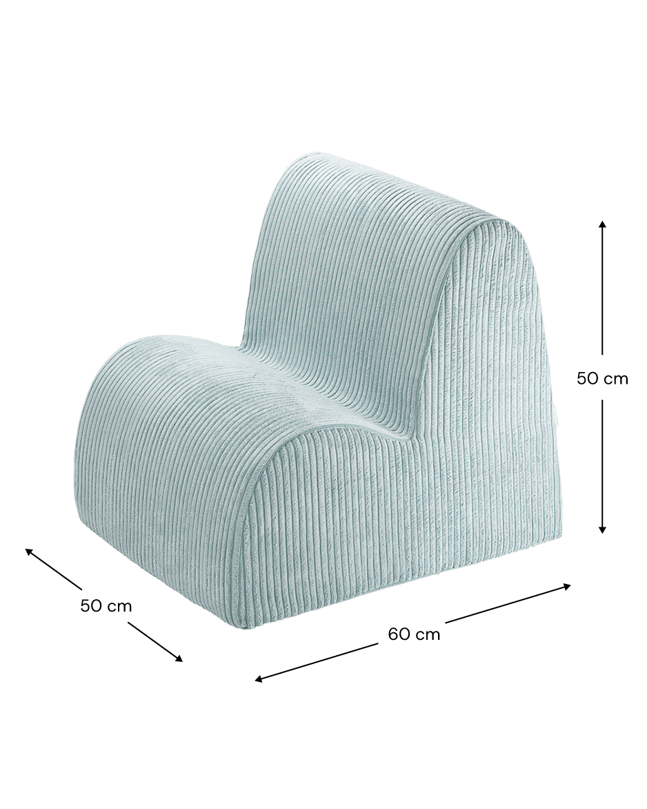 Wigiwama Cloud Barnfåtölj, Peppermint Green - Azalea Home