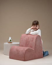 Wigiwama Cloud Barnfåtölj, Pink Mousse - Azalea Home