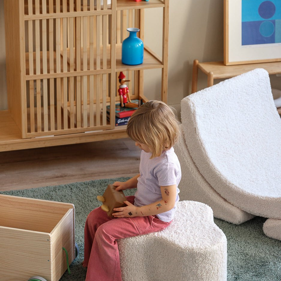 Wigiwama Cloud Barnpuff, Cream White - Azalea Home