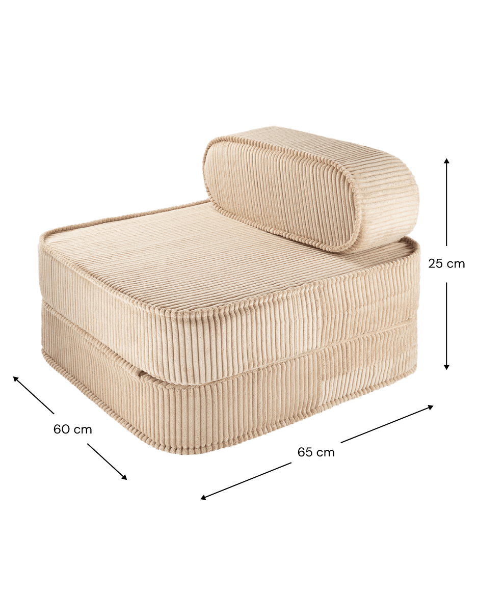 Wigiwama Flip Vikbar fåtölj, Brown Sugar - Azalea Home