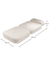 Wigiwama Flip Vikbar fåtölj, Marshmallow - Azalea Home