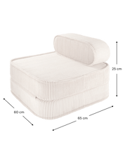 Wigiwama Flip Vikbar fåtölj, Marshmallow - Azalea Home