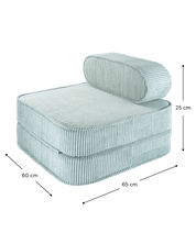 Wigiwama Flip Vikbar fåtölj, Peppermint Green - Azalea Home