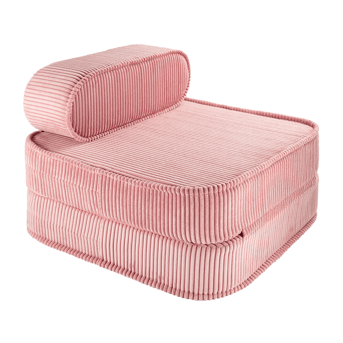 Wigiwama Flip Vikbar fåtölj, Pink Mousse - Azalea Home