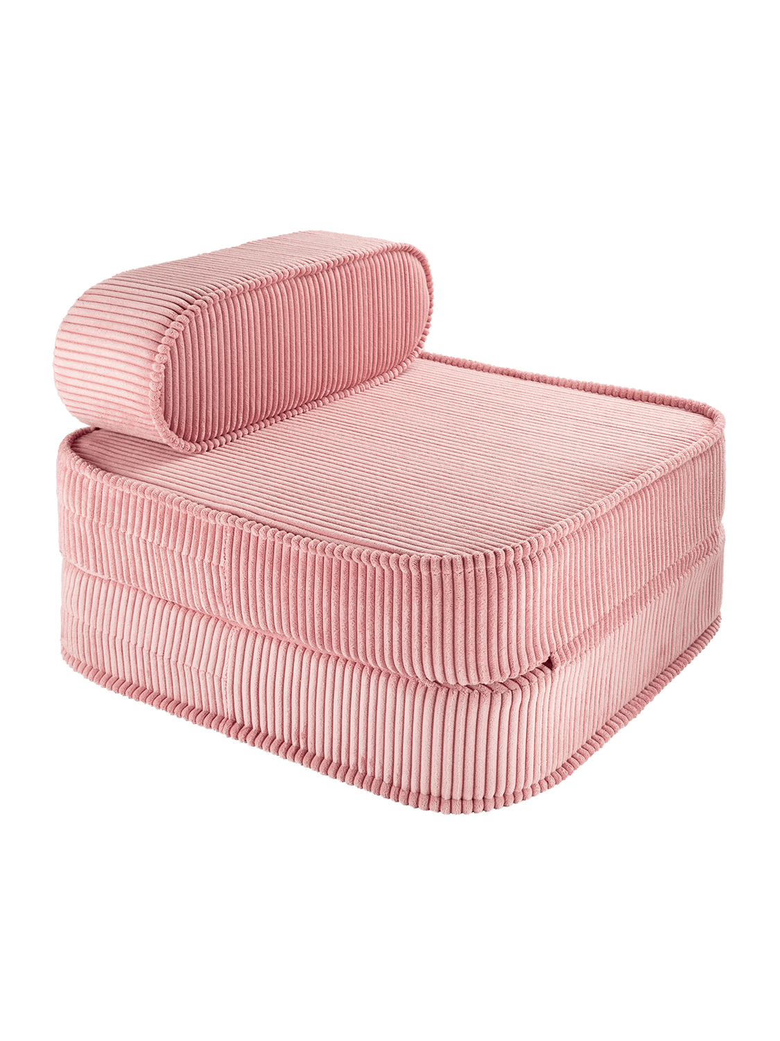 Wigiwama Flip Vikbar fåtölj, Pink Mousse - Azalea Home