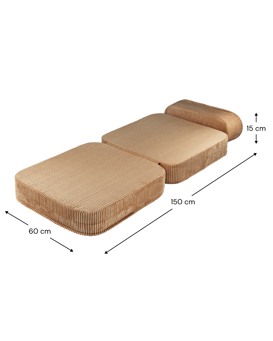 Wigiwama Flip Vikbar fåtölj, Toffee - Azalea Home
