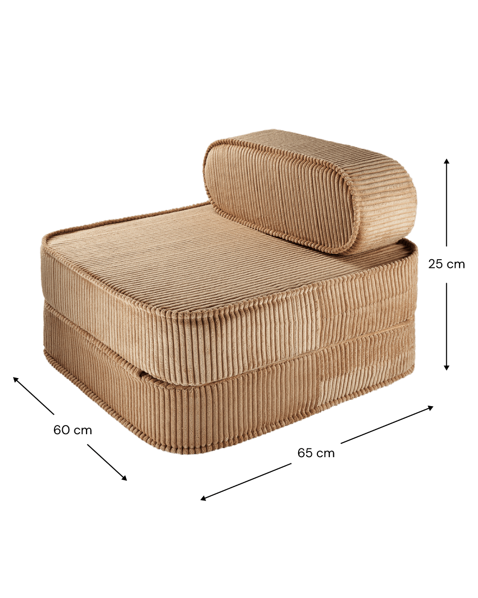 Wigiwama Flip Vikbar fåtölj, Toffee - Azalea Home