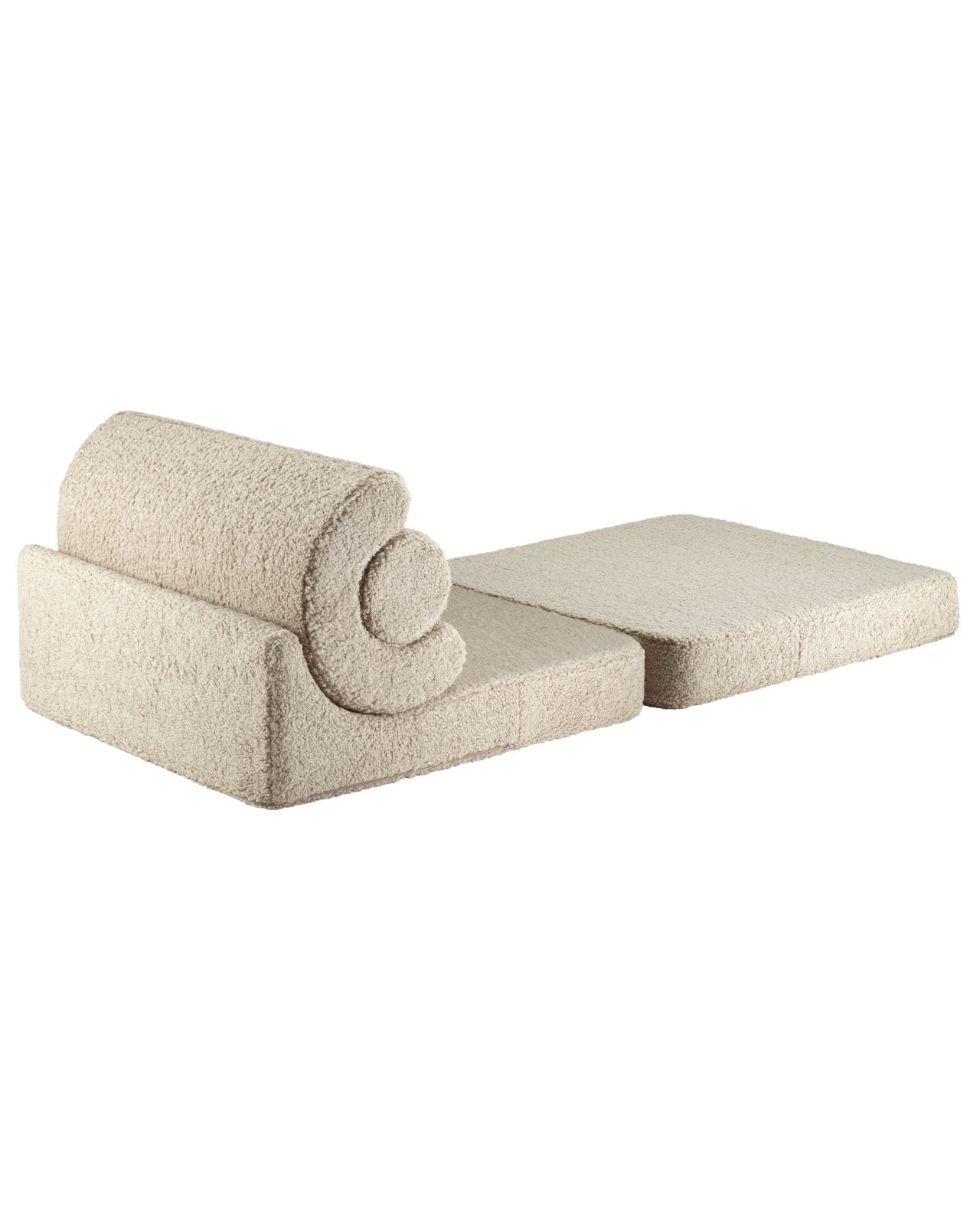 Wigiwama Flipster Barnfåtölj, Biscuit - Azalea Home