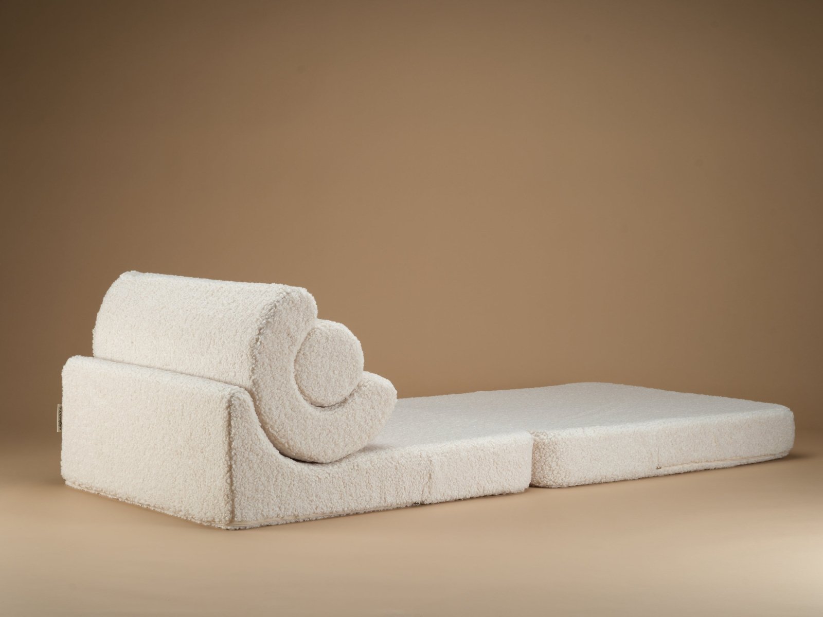 Wigiwama Flipster Barnfåtölj, Cream White - Azalea Home