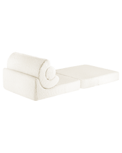 Wigiwama Flipster Barnfåtölj, Cream White - Azalea Home