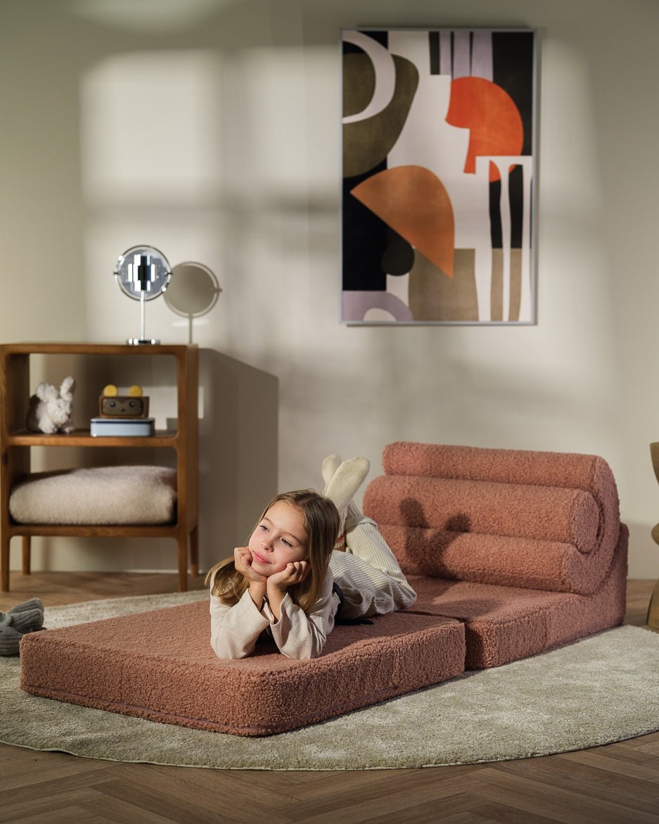 Wigiwama Flipster Barnfåtölj, Guava Pink - Azalea Home