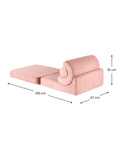 Wigiwama Flipster Barnfåtölj, Guava Pink - Azalea Home