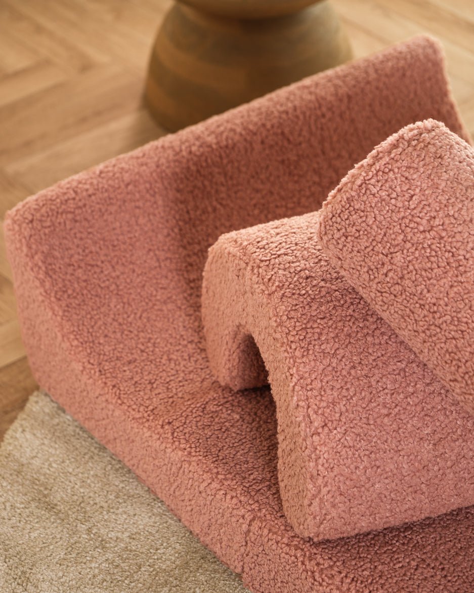 Wigiwama Flipster Barnfåtölj, Guava Pink - Azalea Home