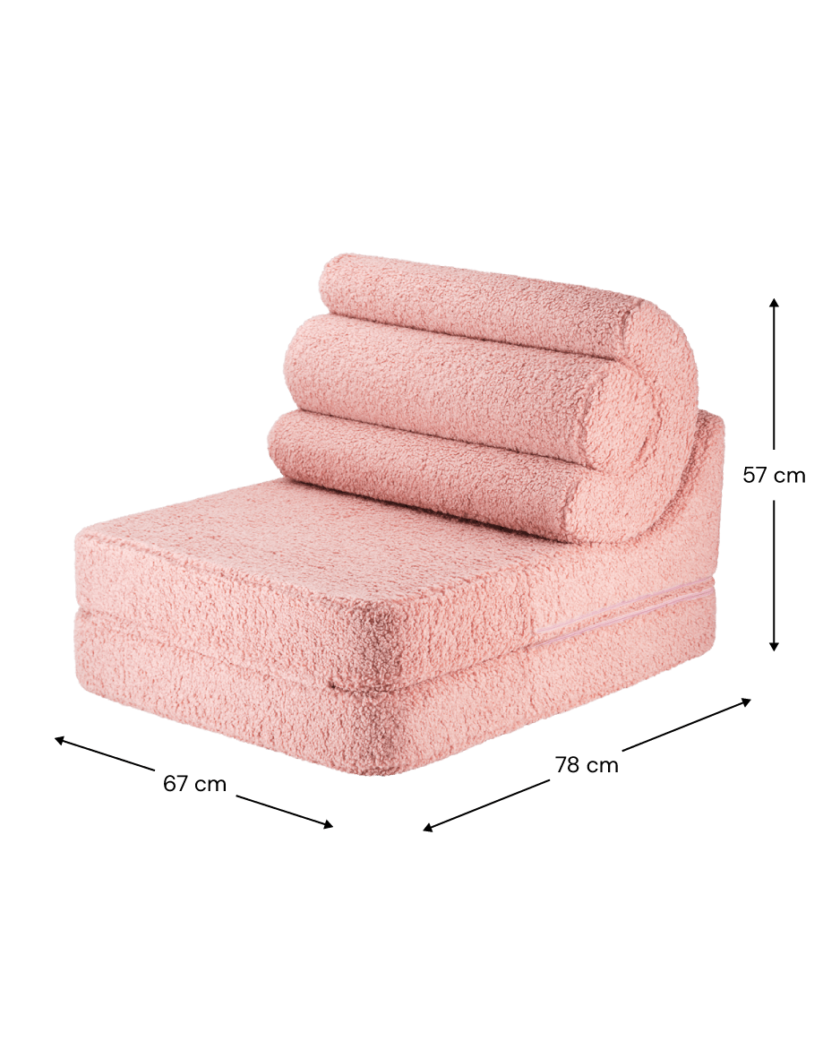 Wigiwama Flipster Barnfåtölj, Guava Pink - Azalea Home