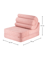 Wigiwama Flipster Barnfåtölj, Guava Pink - Azalea Home