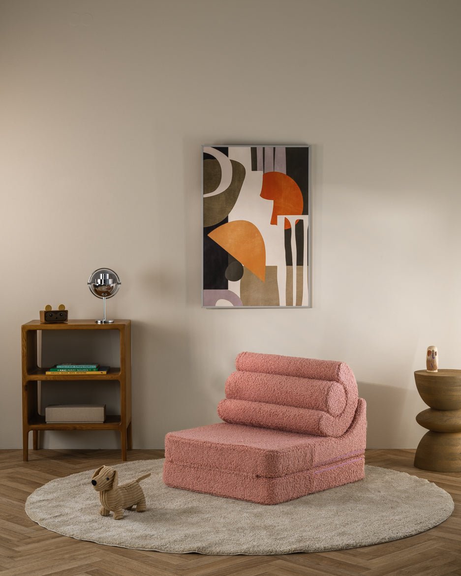 Wigiwama Flipster Barnfåtölj, Guava Pink - Azalea Home