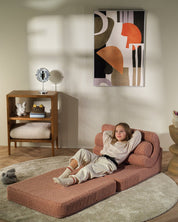 Wigiwama Flipster Barnfåtölj, Guava Pink - Azalea Home