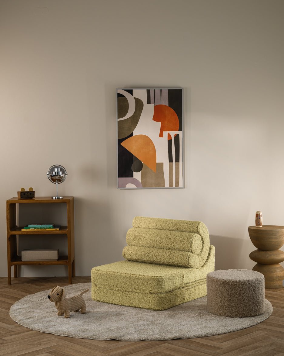 Wigiwama Flipster Barnfåtölj, Matcha - Azalea Home
