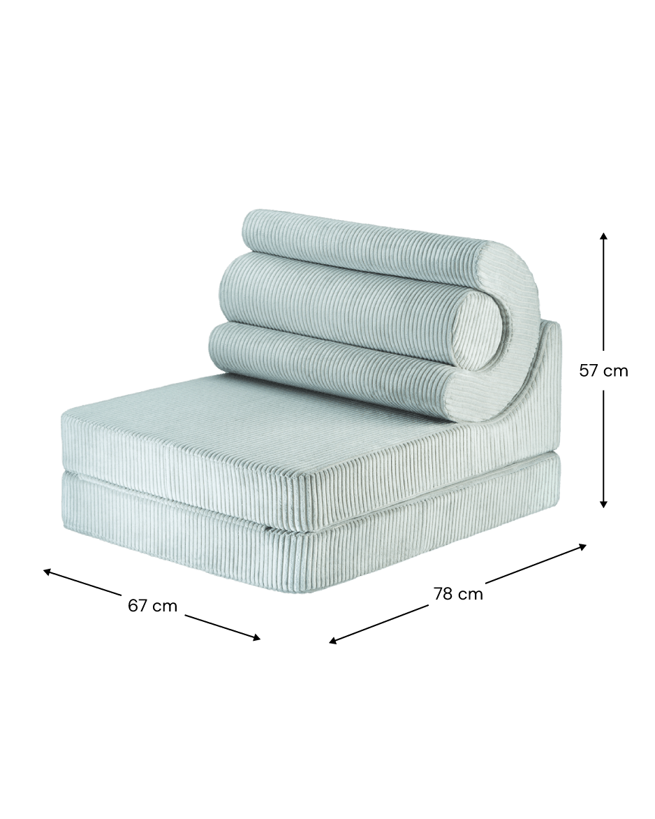 Wigiwama Flipster Barnfåtölj, Peppermint Green - Azalea Home