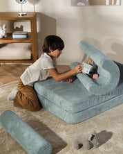 Wigiwama Flipster Barnfåtölj, Peppermint Green - Azalea Home