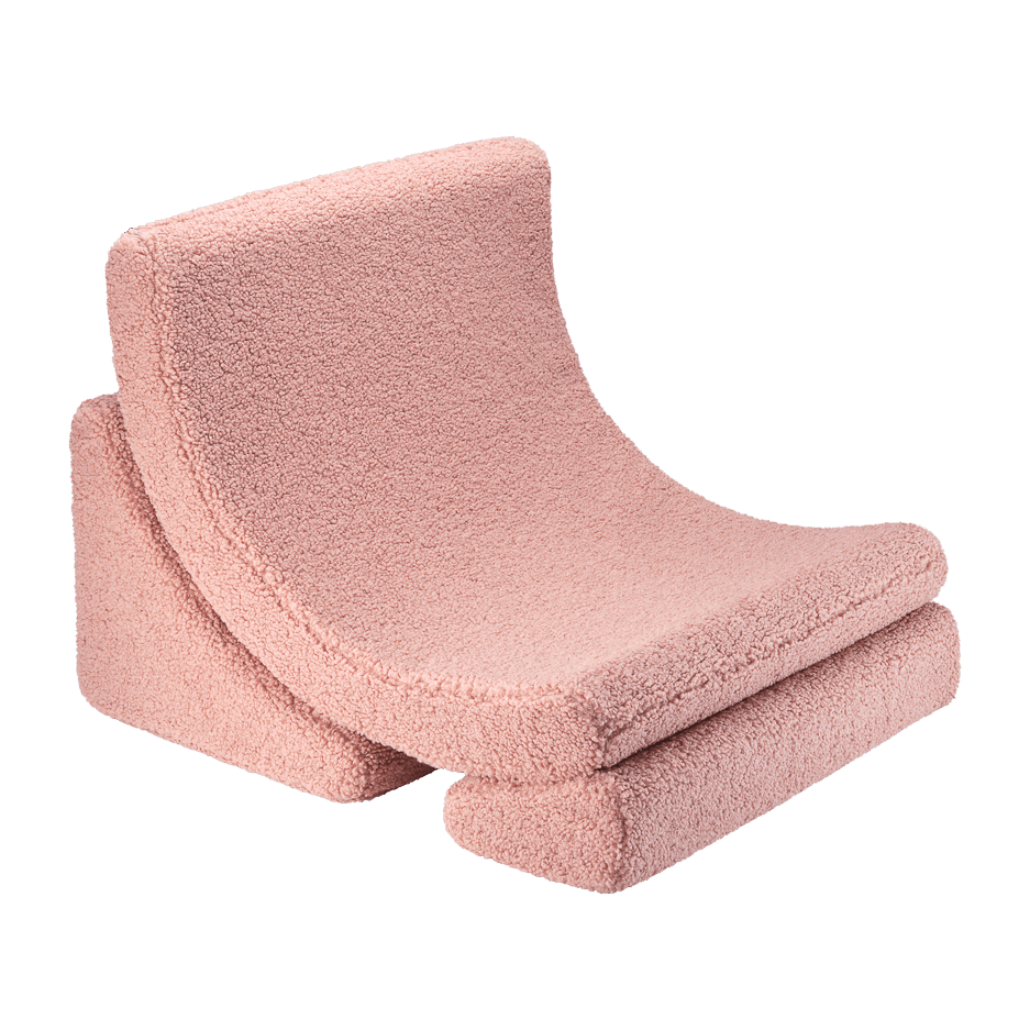 Wigiwama Moon Barnfåtölj, Guava Pink - Azalea Home