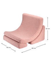 Wigiwama Moon Barnfåtölj, Guava Pink - Azalea Home