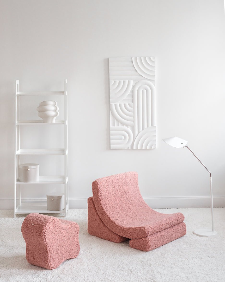Wigiwama Moon Barnfåtölj, Guava Pink - Azalea Home
