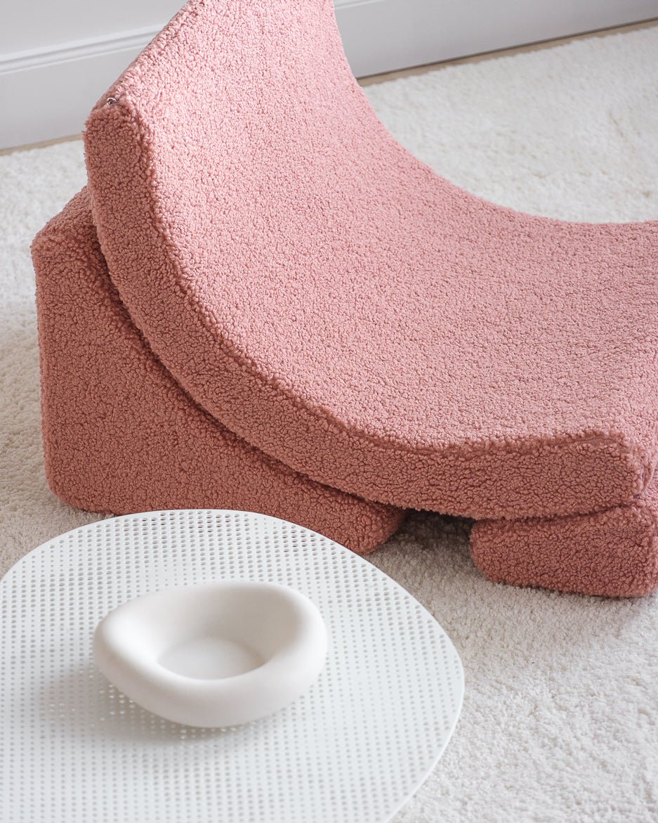 Wigiwama Moon Barnfåtölj, Guava Pink - Azalea Home