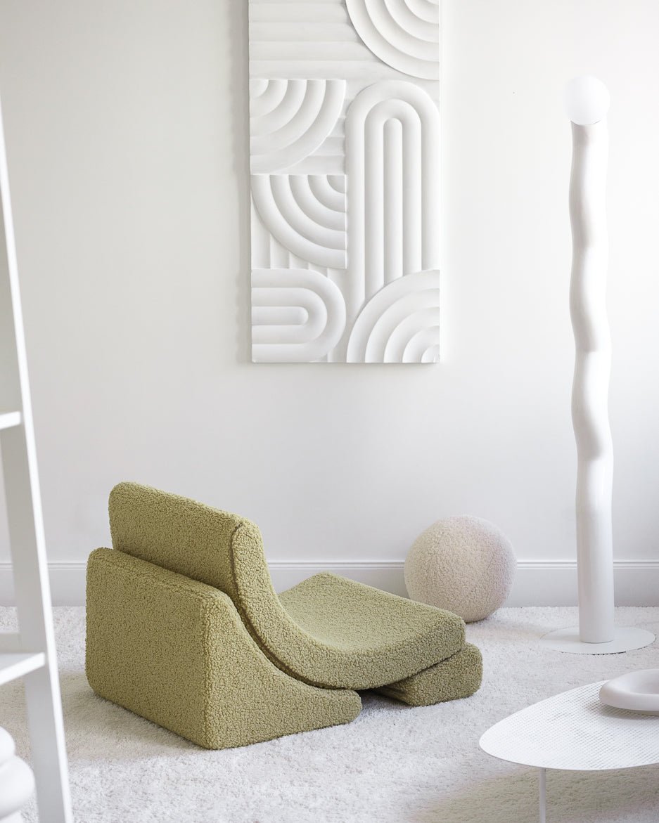 Wigiwama Moon Barnfåtölj, Matcha - Azalea Home