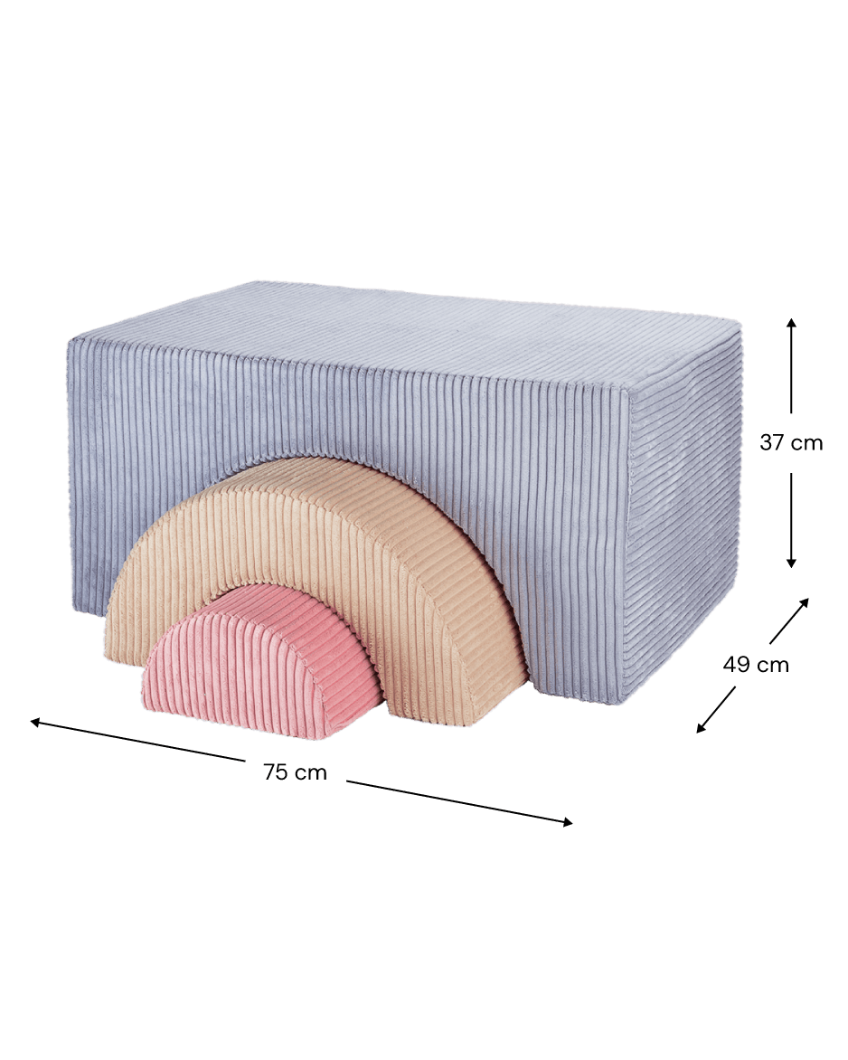 Wigiwama Rainbow Lekset, Blueberry Blue - Azalea Home