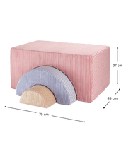 Wigiwama Rainbow Lekset, Pink Mousse - Azalea Home