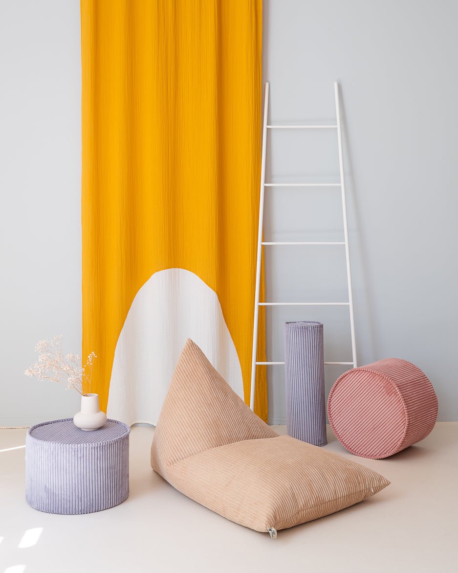 Wigiwama Roll Kudde, Blueberry Blue - Azalea Home