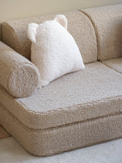 Wigiwama Settee Barnsoffa, Biscuit - Azalea Home
