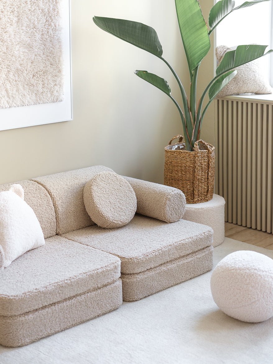 Wigiwama Settee Barnsoffa, Biscuit - Azalea Home