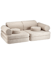 Wigiwama Settee Barnsoffa, Biscuit - Azalea Home