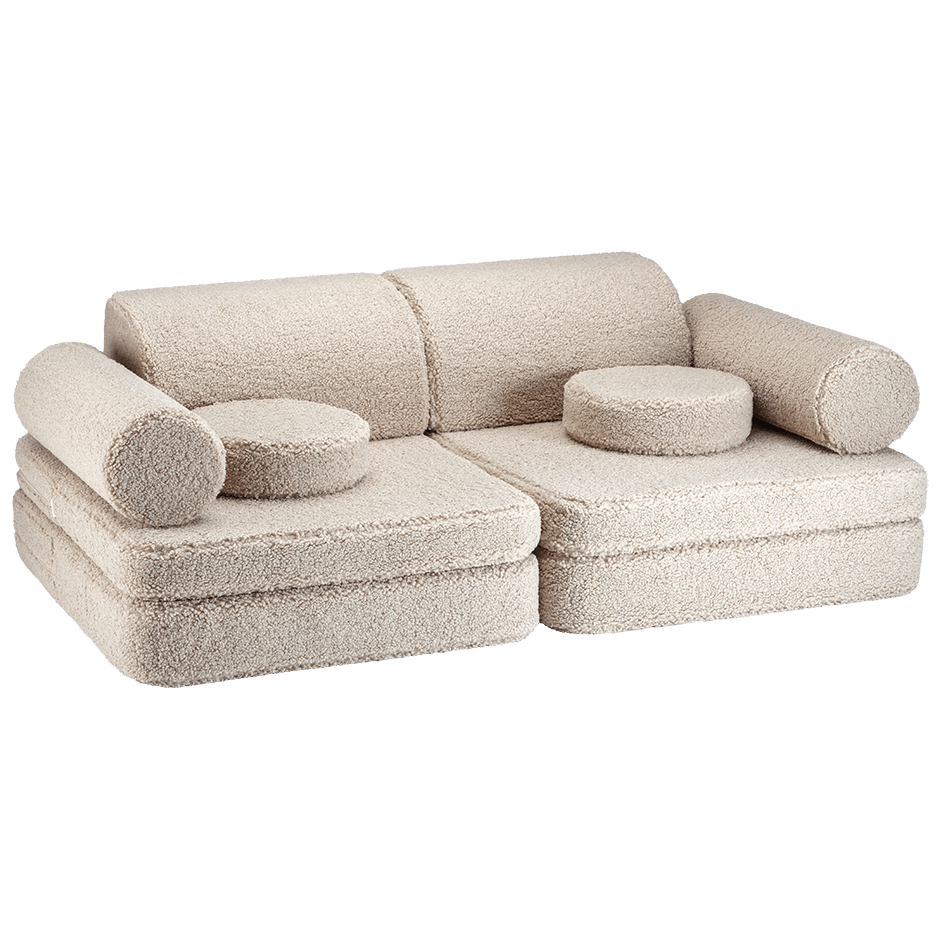 Wigiwama Settee Barnsoffa, Biscuit - Azalea Home