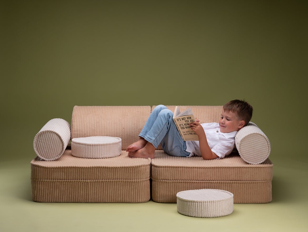 Wigiwama Settee Barnsoffa, Brown Sugar - Azalea Home