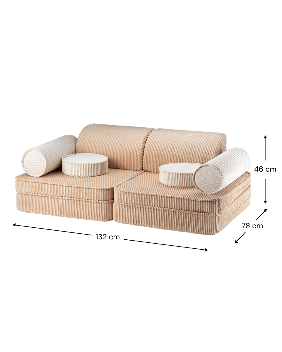 Wigiwama Settee Barnsoffa, Brown Sugar - Azalea Home