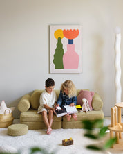 Wigiwama Settee Barnsoffa, Matcha - Azalea Home