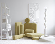 Wigiwama Settee Barnsoffa, Matcha - Azalea Home
