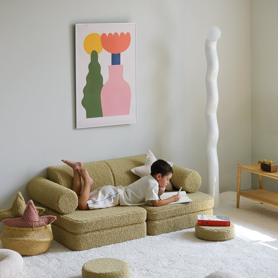 Wigiwama Settee Barnsoffa, Matcha - Azalea Home