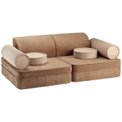 Wigiwama Settee Barnsoffa, Toffee - Azalea Home