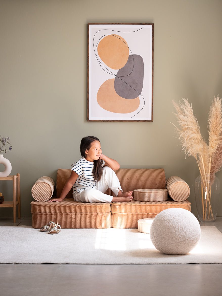 Wigiwama Settee Barnsoffa, Toffee - Azalea Home