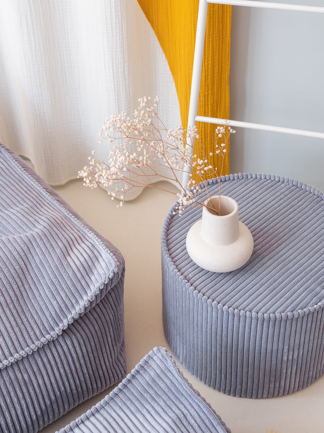 Wigiwama Sittpuff, Blueberry Blue - Azalea Home